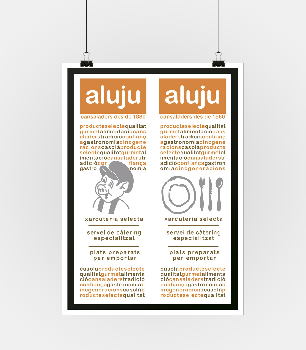Poster para charcutería Aluju